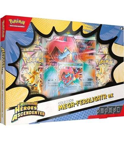 Caja Heroes Ascendentes: Mega-Feraligatr ex