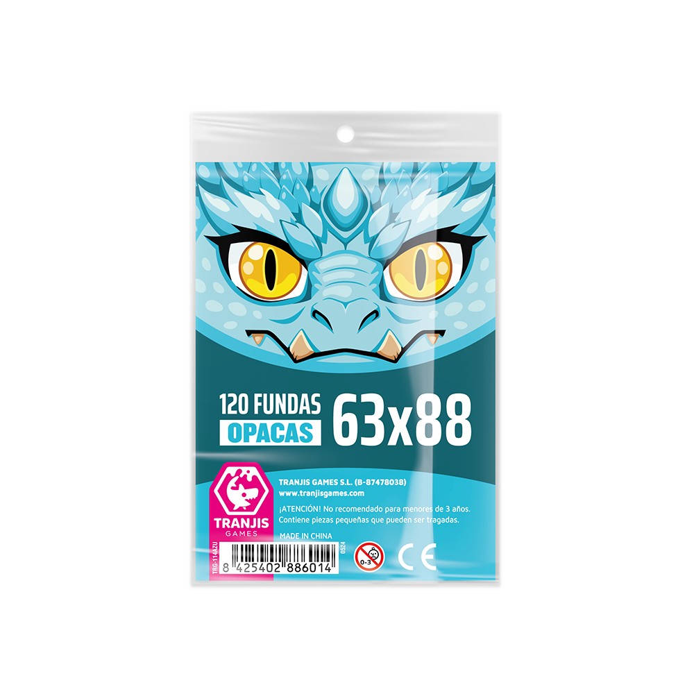 Fundas opacas dragón azul