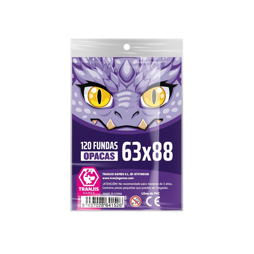 Fundas opacas dragón morado
